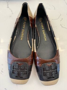 Tory Burch Georgia Ballet Flats Leather
